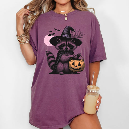 Racoon, Animal Lover, Vintage, Farm, Ghost, Western, Witch, Aesthetic, Meme, Halloween, Costume, Tshirt Comfort Colors T-Shirt