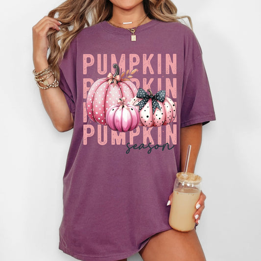 Pumpkin Season, Fall, Skeleton, Ghost, Vintage, Western, Witch, Aesthetic, Meme, Halloween, Costume, Tshirt Comfort Colors T-Shirt