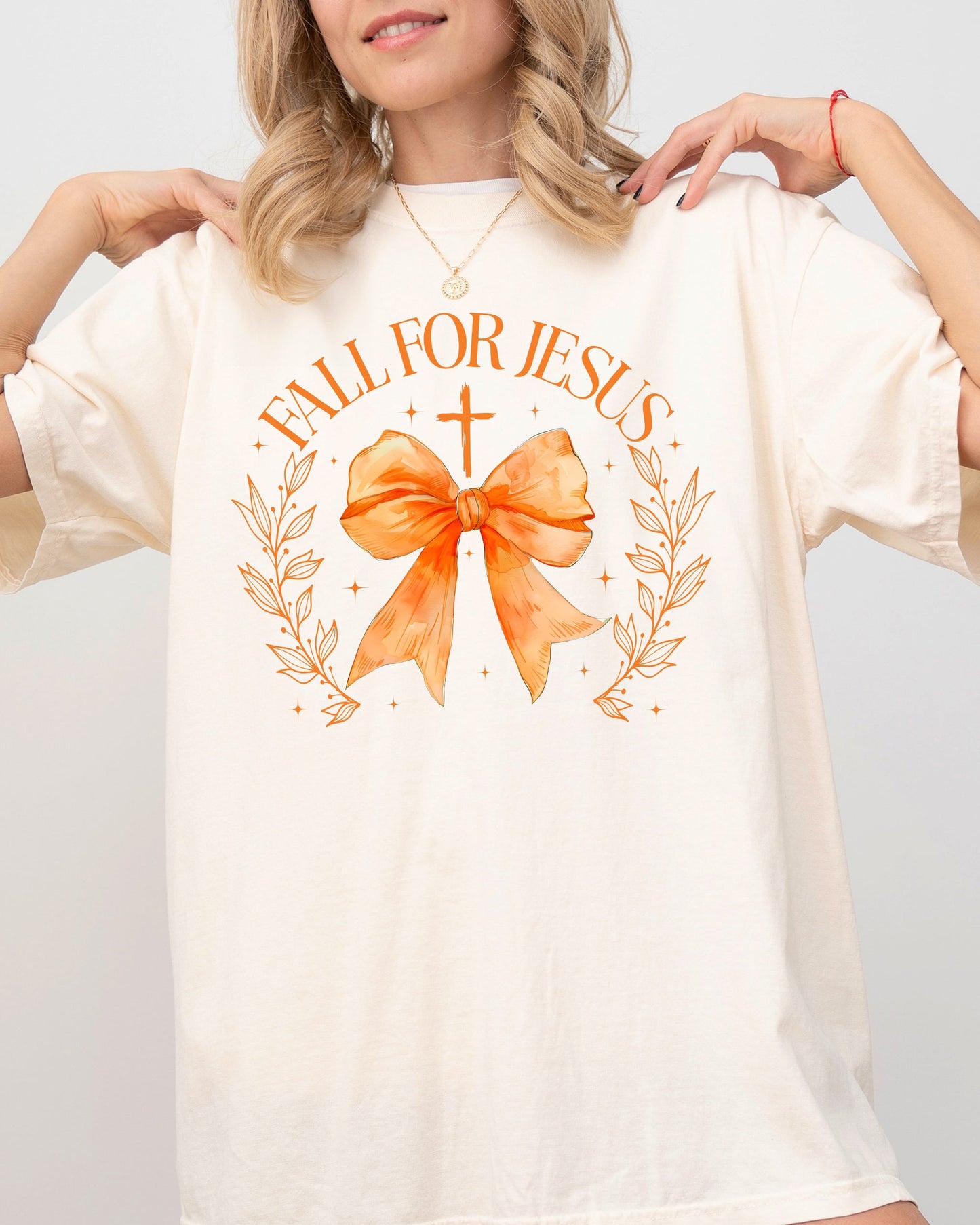 Fall For Jesus Bow Christian Western Witch Halloween Costume T-Shirt Comfort Colors