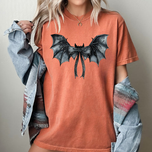 Bat Wings, Vintage, Western, Witch, Aesthetic, Meme, Halloween, Costume, Tshirt Comfort Colors T-Shirt