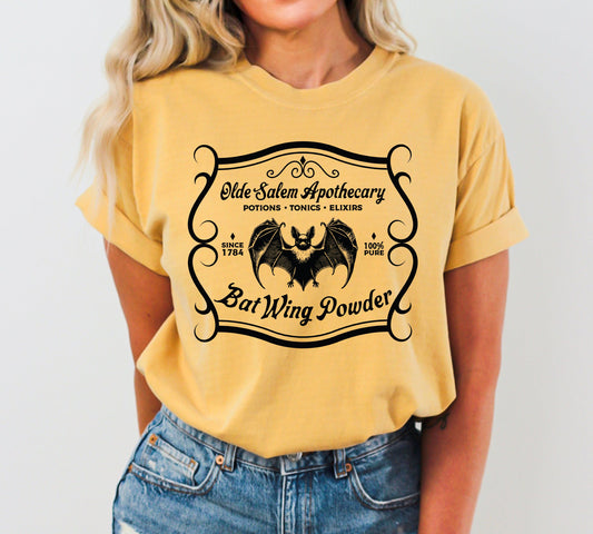 Olde Salem Apothecary, Vintage, Western, Witch, Aesthetic, Meme, Halloween, Costume, Tshirt Comfort Colors T-Shirt