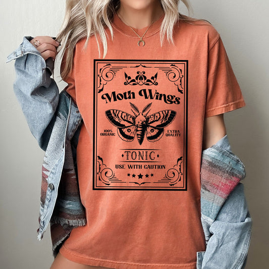 Moth Wings, Vintage, Western, Witch, Aesthetic, Meme, Halloween, Costume, Tshirt Comfort Colors T-Shirt