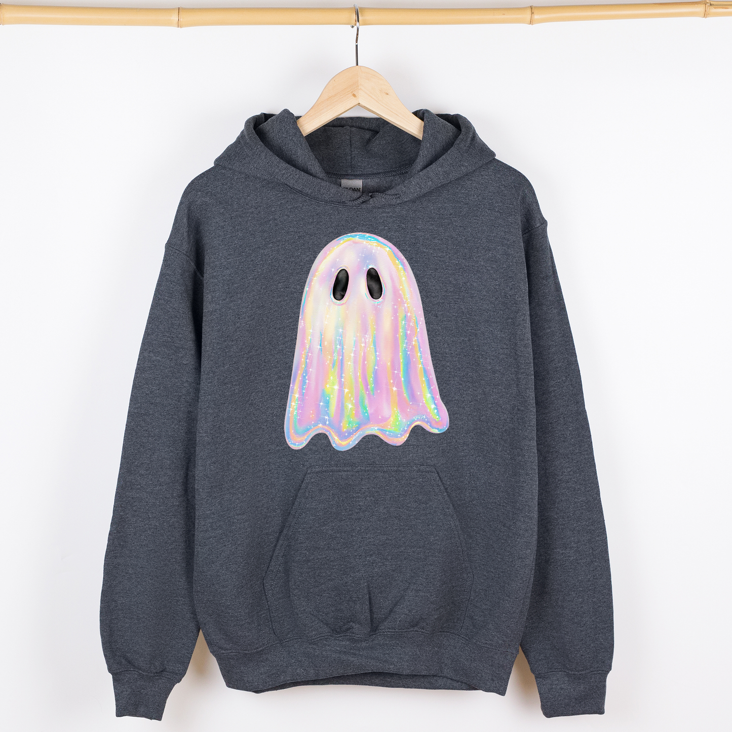 Shimmering Ghost Iridescent Graphic Hoodie Hooded Sweatshirt Refinery Number One
