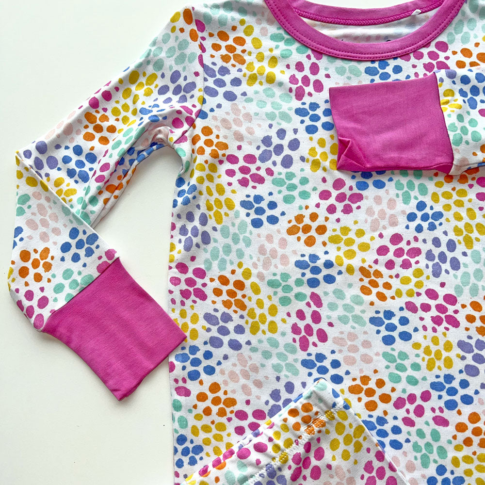 Korrie Dots Bamboo Long Sleeve 2-Piece Set