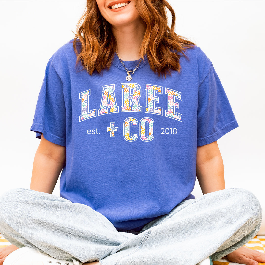 LC Pattern Ultra-Soft Cotton Tee Laree + Co