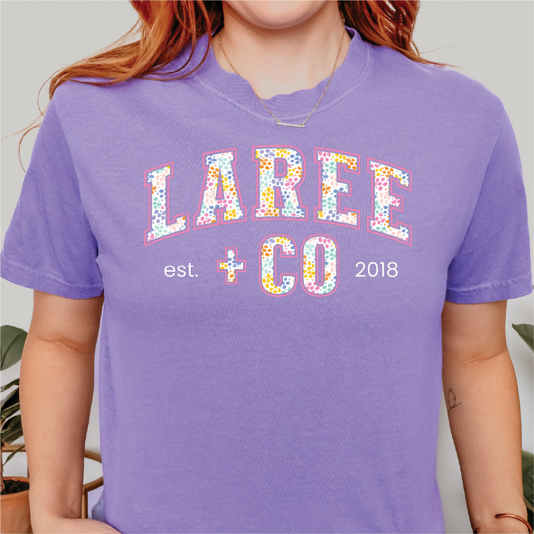LC Pattern Ultra-Soft Cotton Tee Laree + Co
