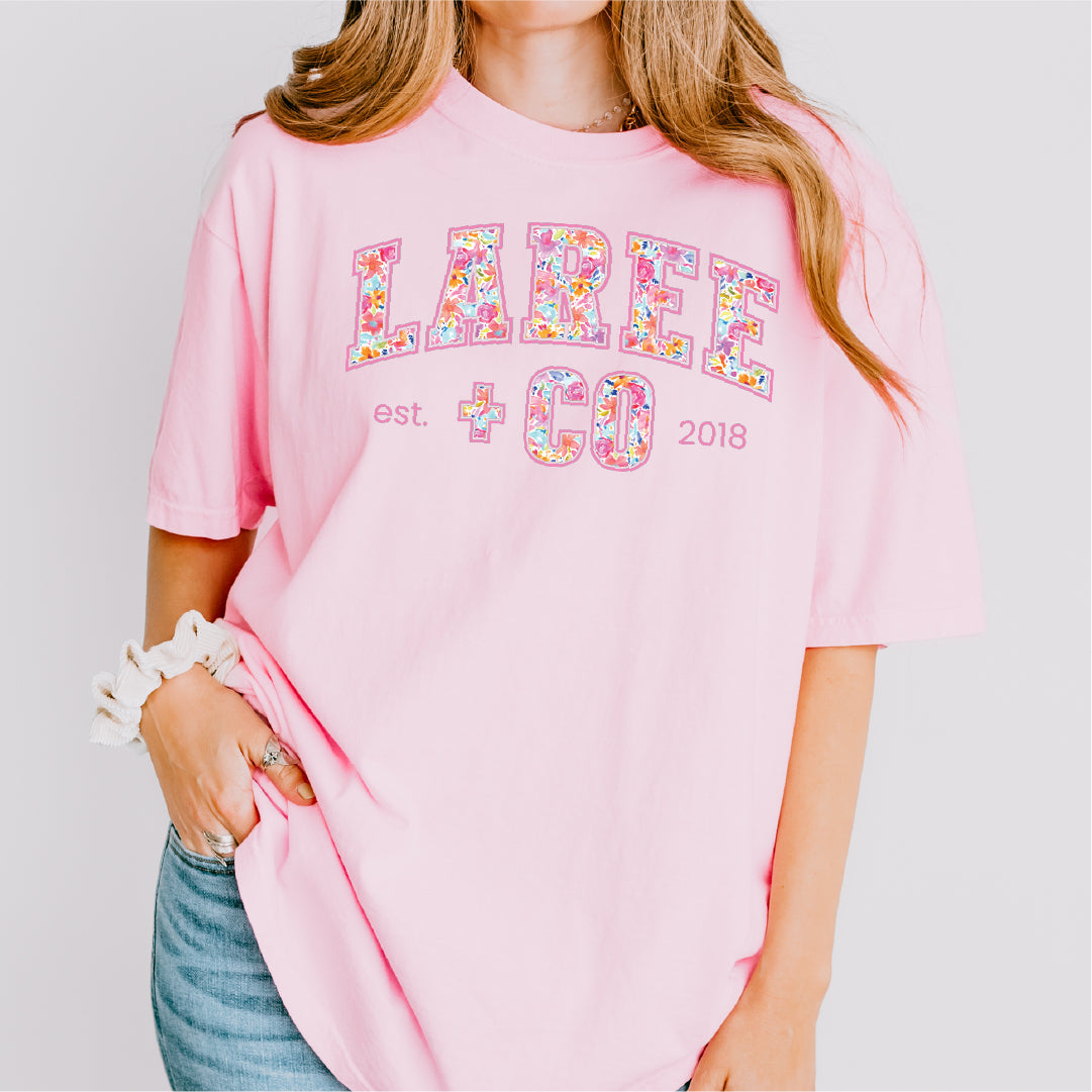 LC Pattern Ultra-Soft Cotton Tee Laree + Co
