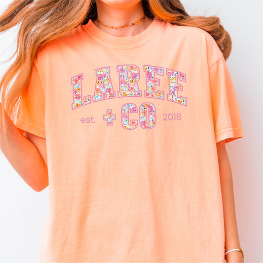 LC Pattern Ultra-Soft Cotton Tee Laree + Co