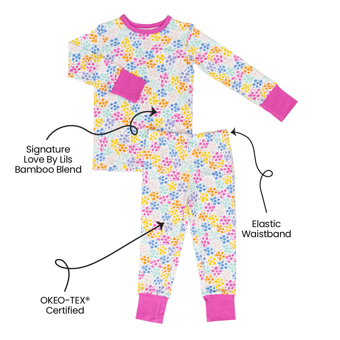 Korrie Dots Bamboo Long Sleeve 2-Piece Set