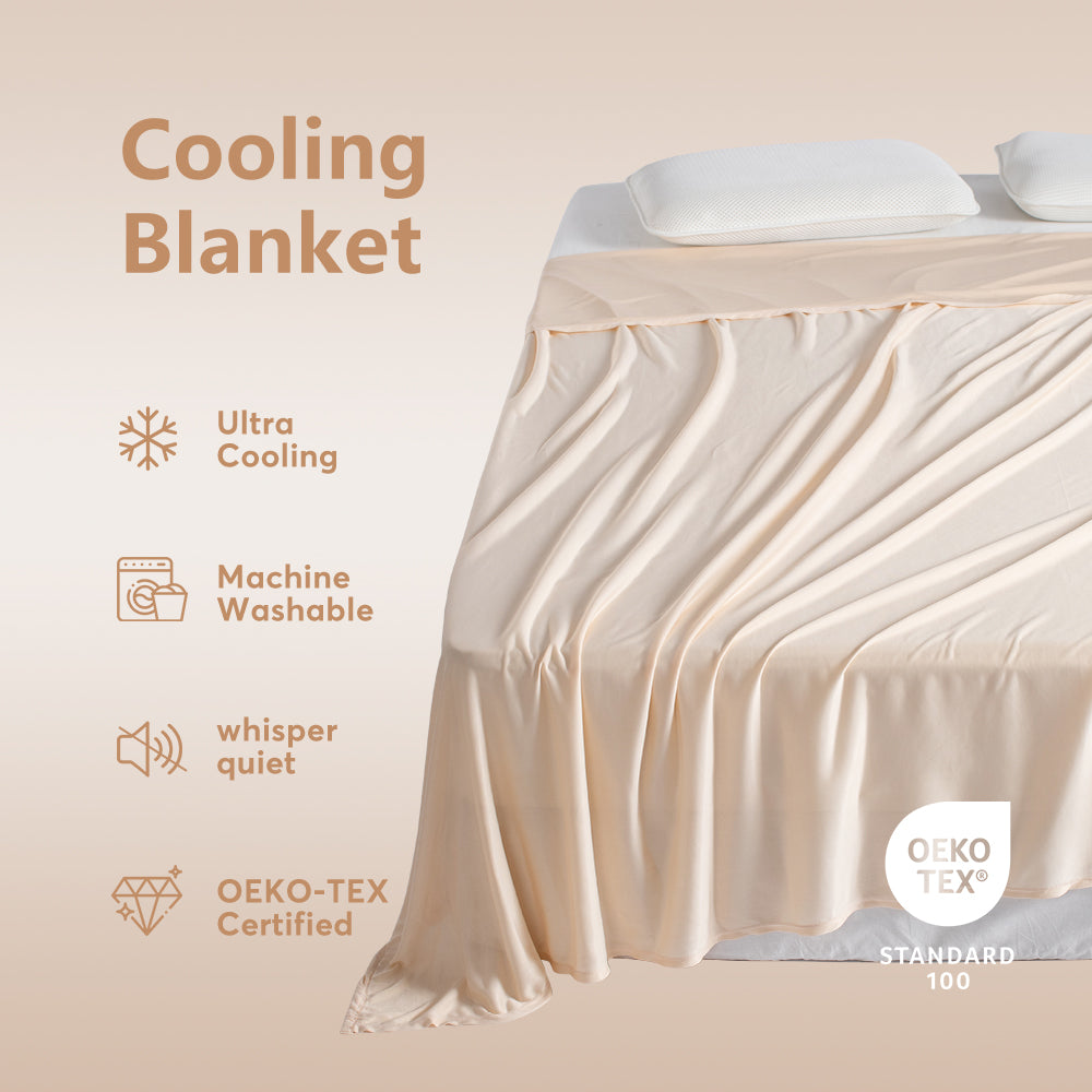 Ultra Soft Silky Cooling Blanket All Season Kasentex