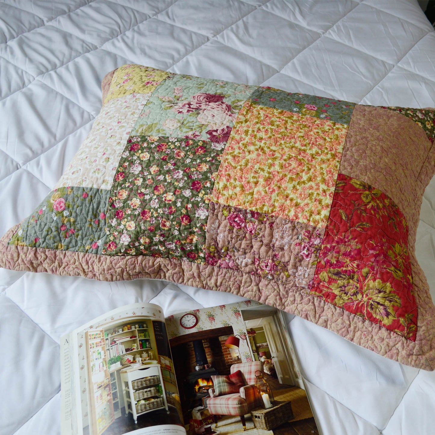 100% Cotton Boho Style King Size Pillow Sham Kasentex