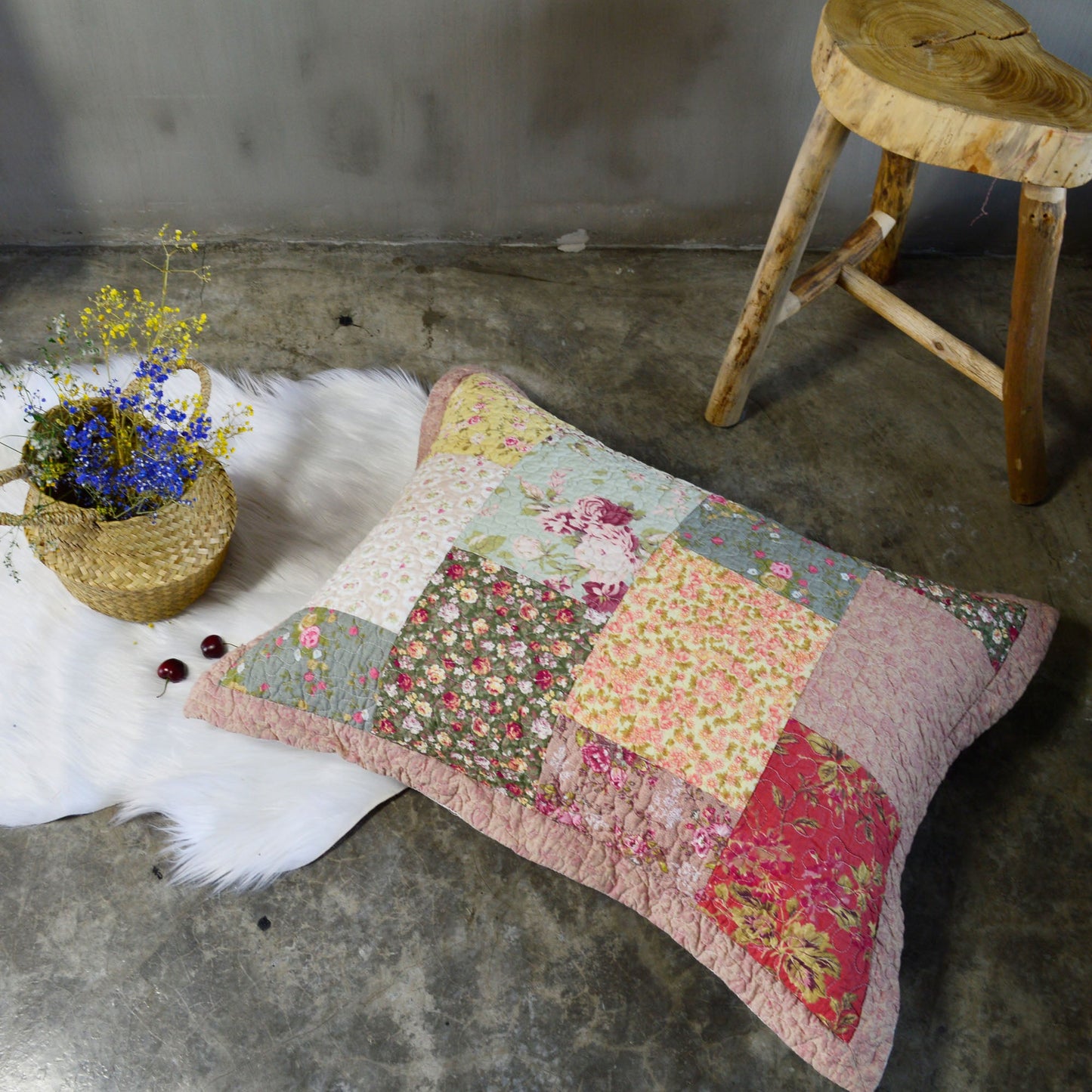 100% Cotton Boho Style King Size Pillow Sham Kasentex