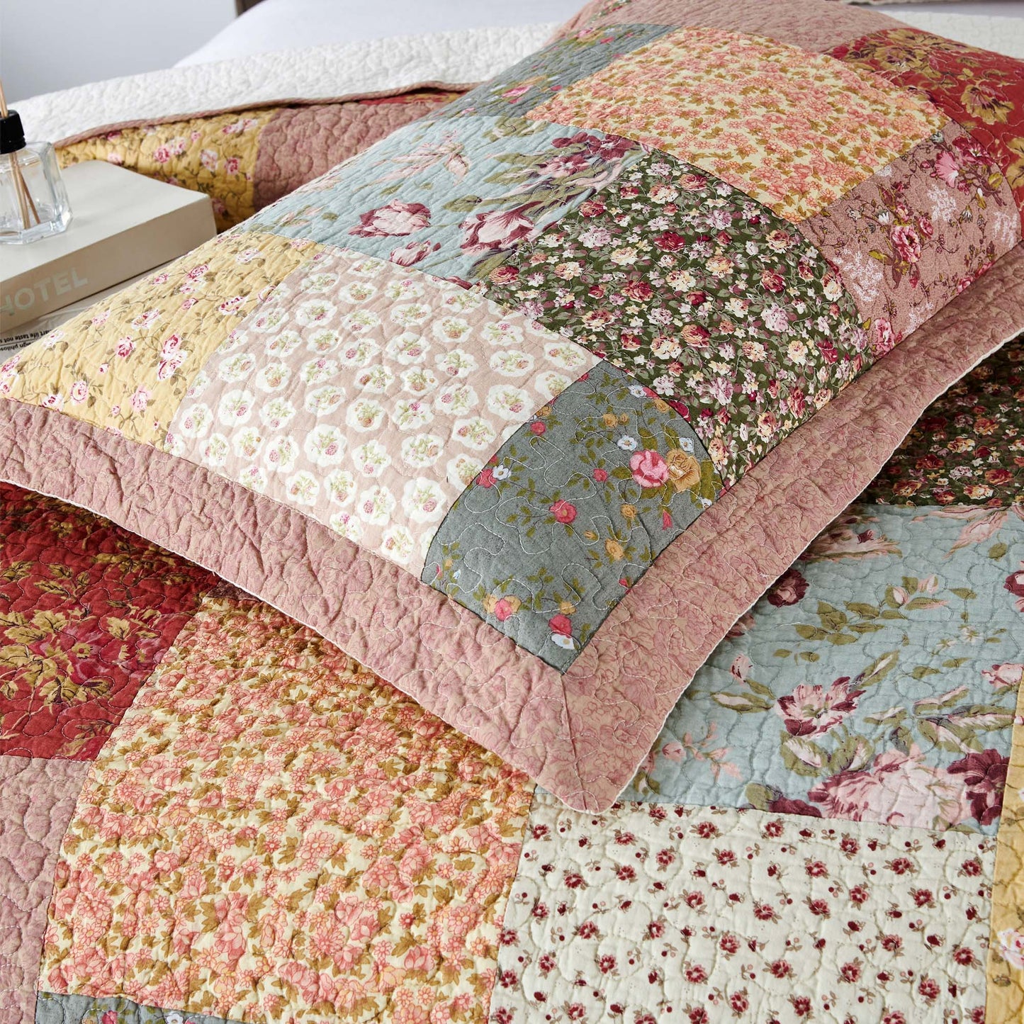 100% Cotton Boho Style King Size Pillow Sham Kasentex
