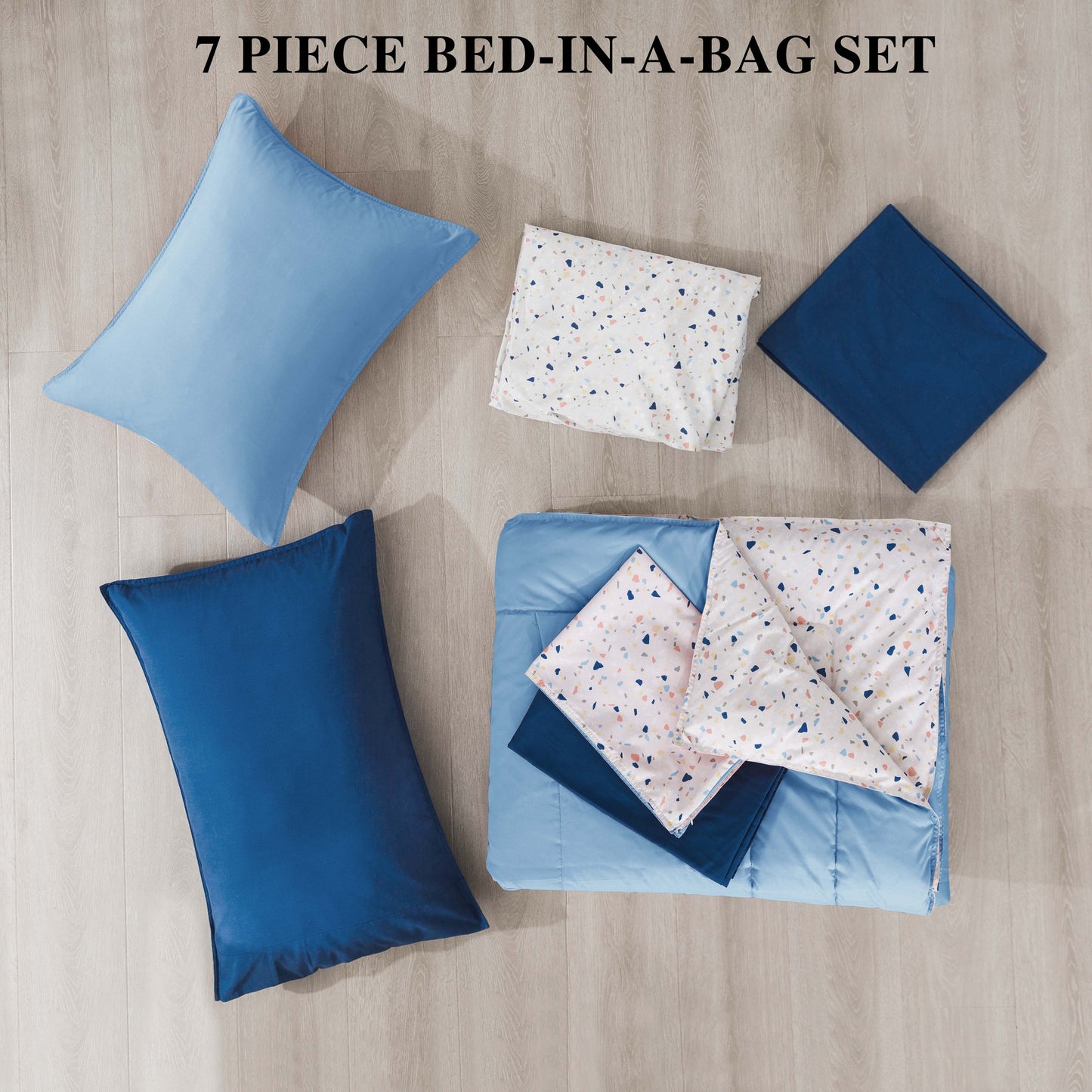 Reversible Ultra Soft Cozy Bed Comforter Sets 5 and 7 Piece Kasentex