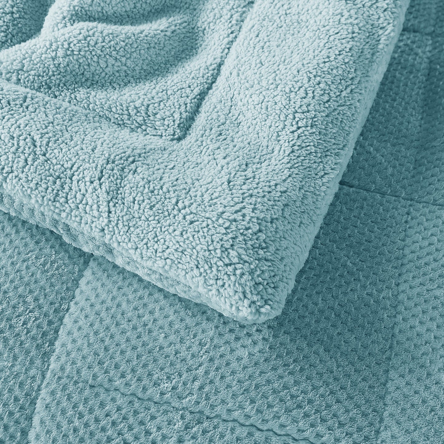 Ultra Soft All Season Reversible Plush Sherpa Lined Comforter Twin Queen King Kasentex
