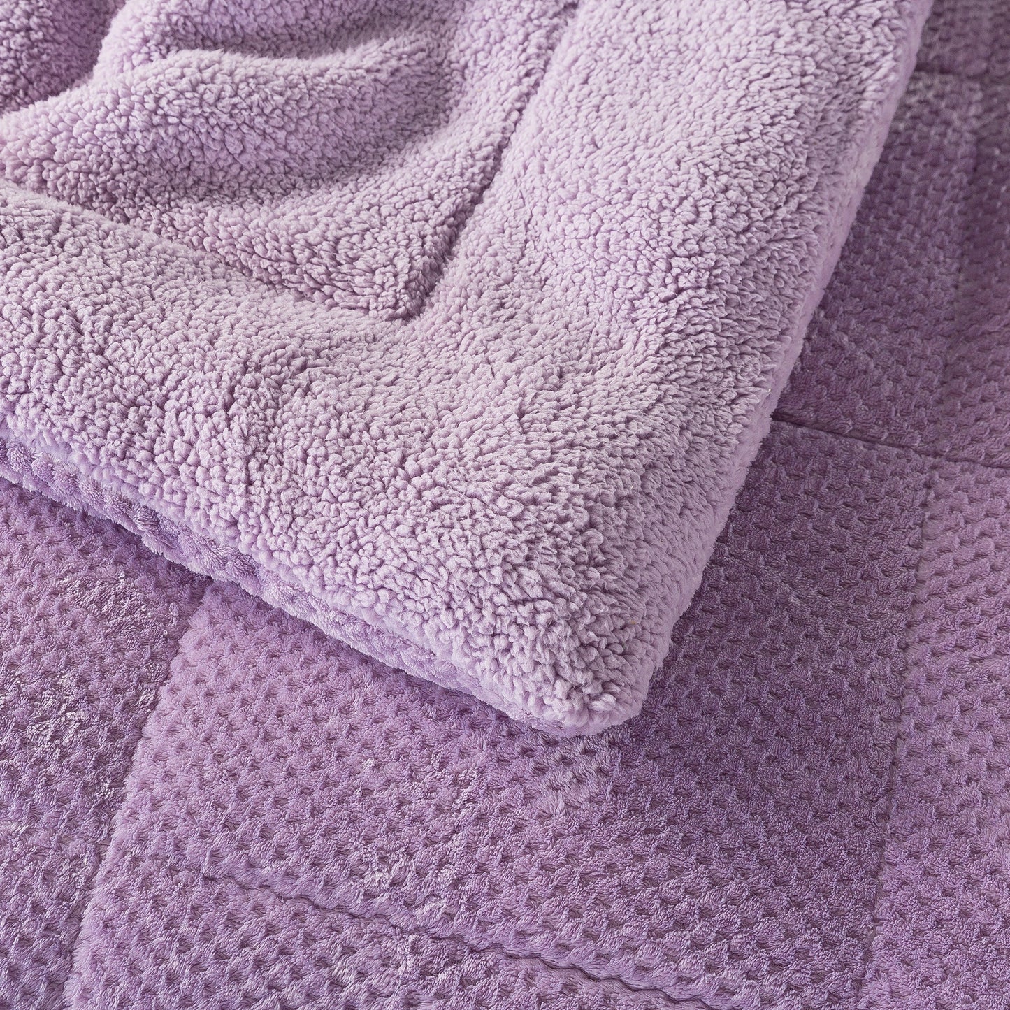 Ultra Soft All Season Reversible Plush Sherpa Lined Comforter Twin Queen King Kasentex