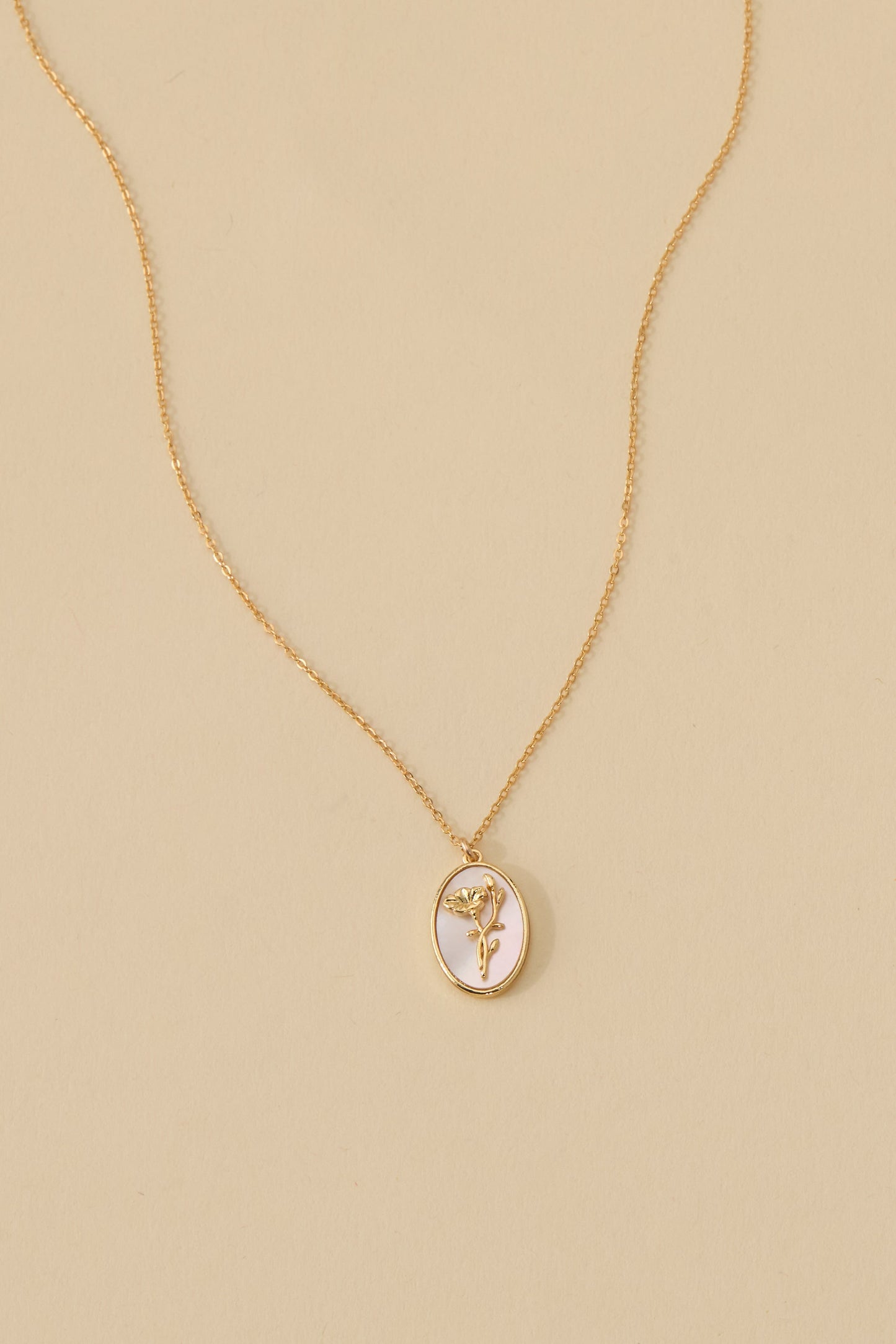 Katrina Birth Flower 14k Gold Filled Necklace