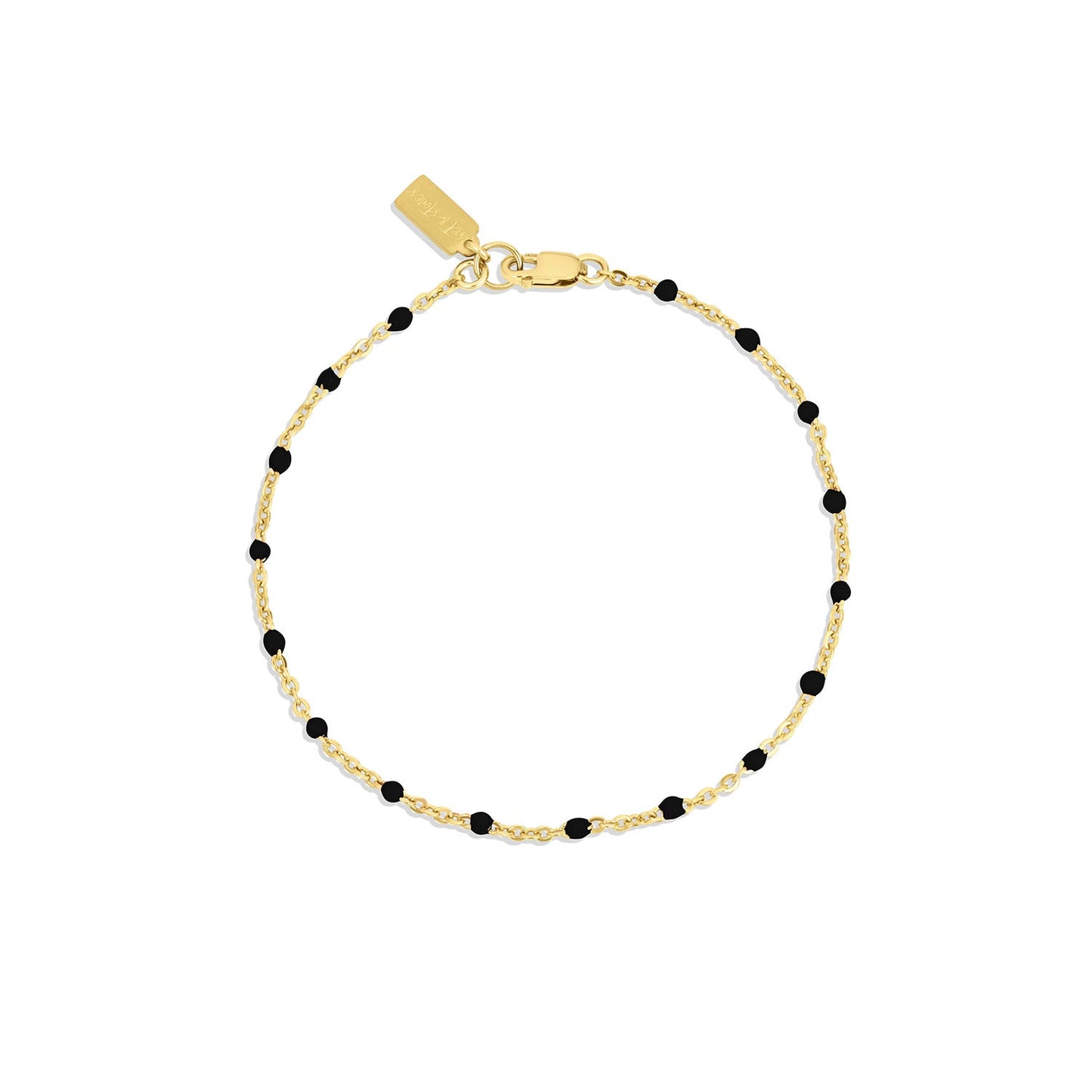 14k Gold Filled Flat Cable Satellite Chain Bracelet Kaz