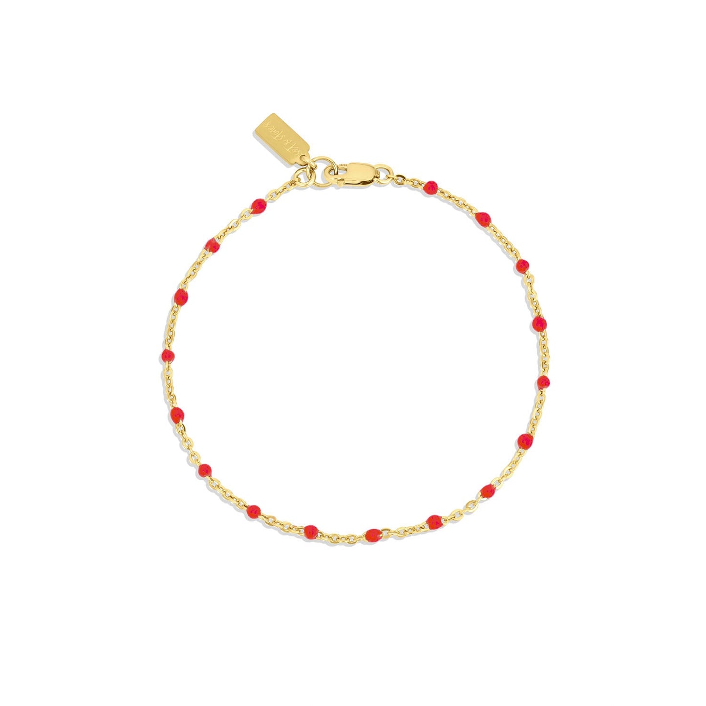 14k Gold Filled Flat Cable Satellite Chain Bracelet Kaz