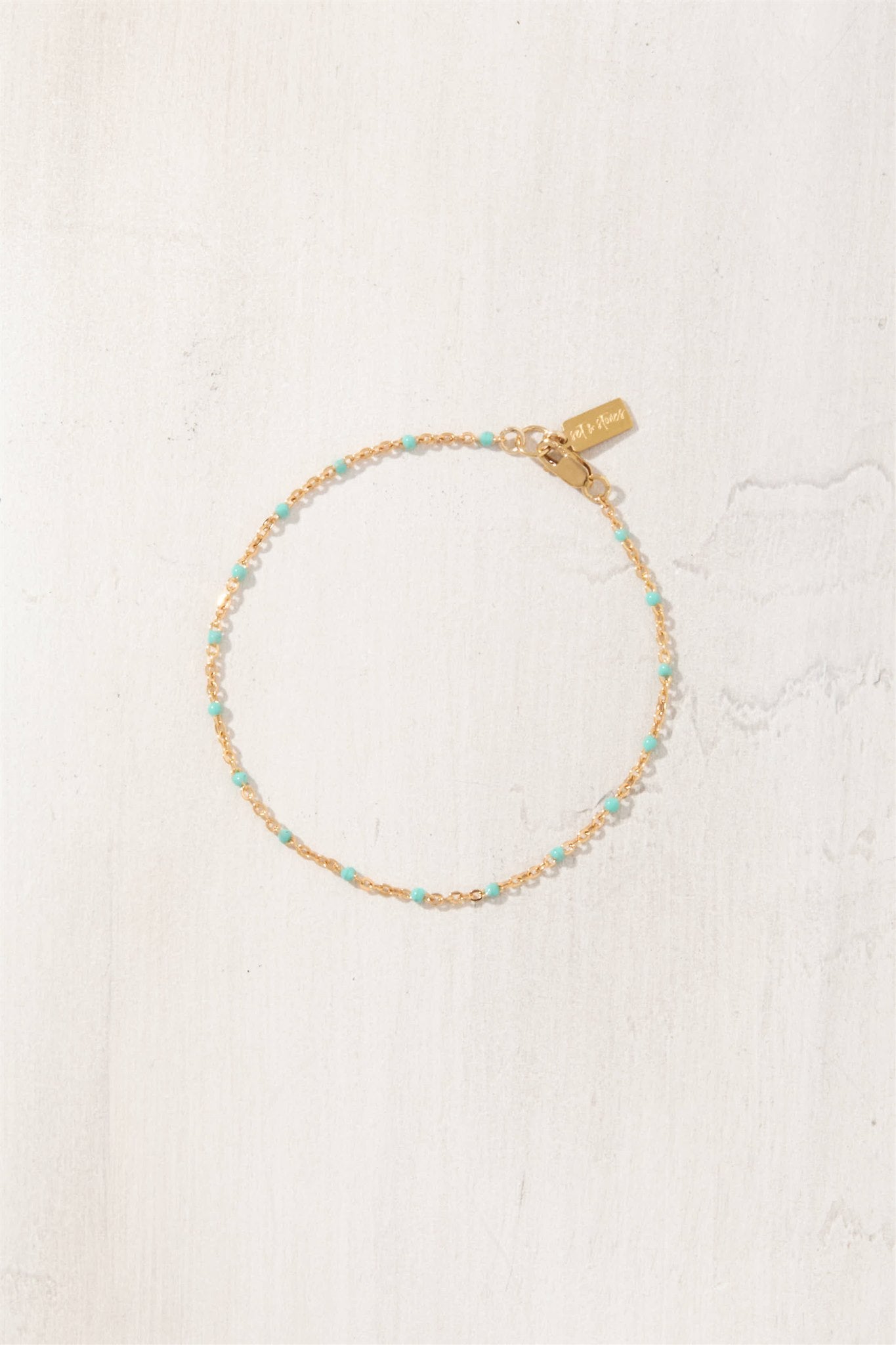 14k Gold Filled Flat Cable Satellite Chain Bracelet Kaz