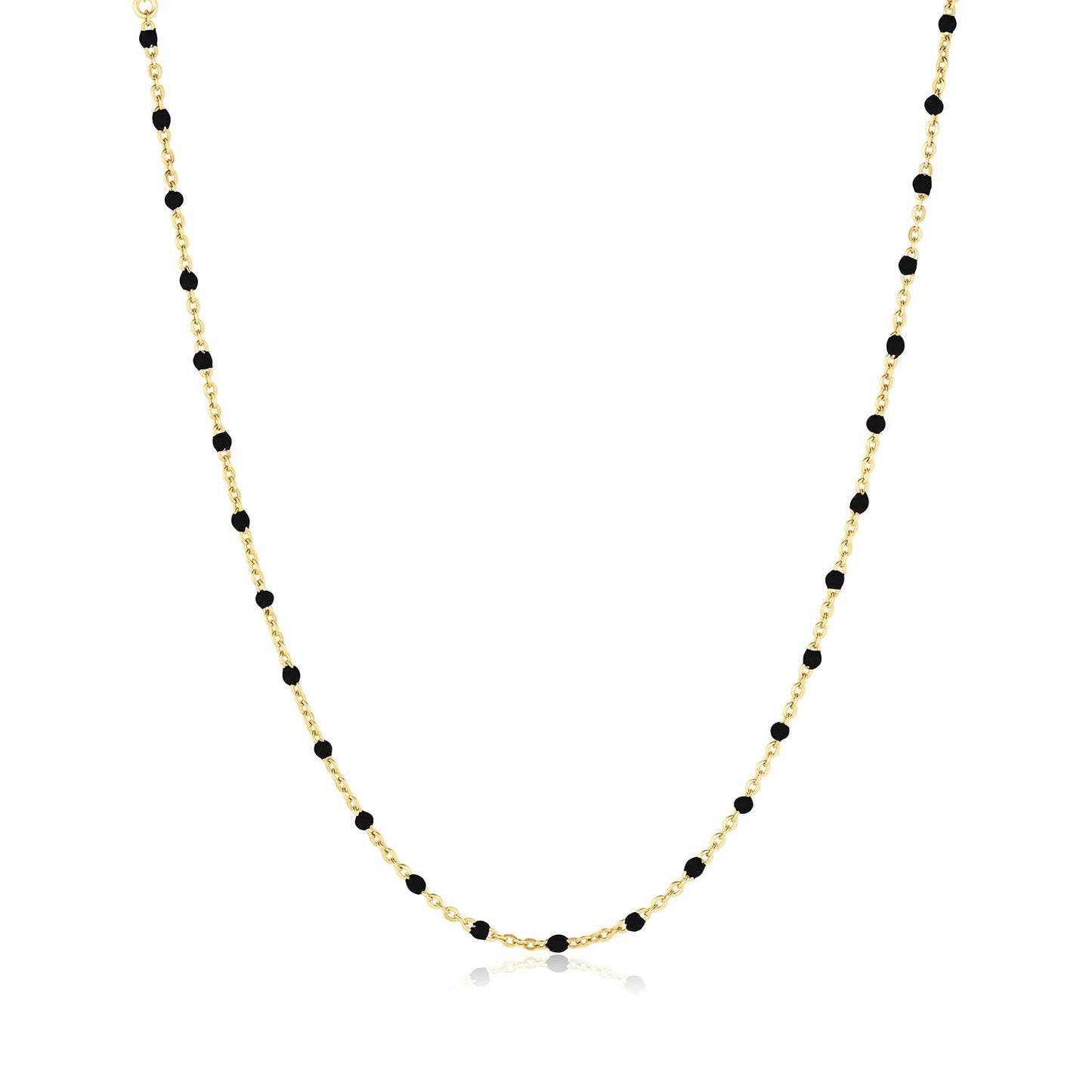 Kaz 14k Gold Filled Flat Cable Satellite Chain Necklace