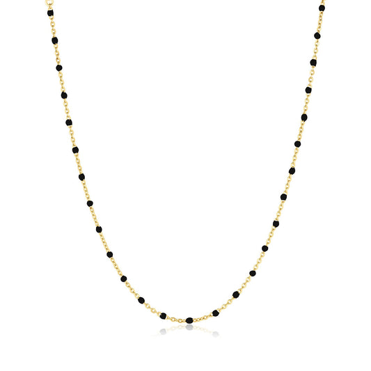 Kaz 14k Gold Filled Flat Cable Satellite Chain Necklace