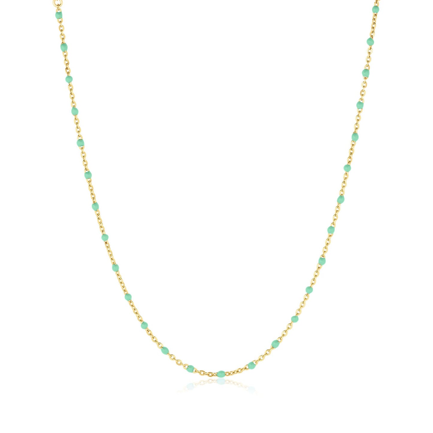 Kaz 14k Gold Filled Flat Cable Satellite Chain Necklace