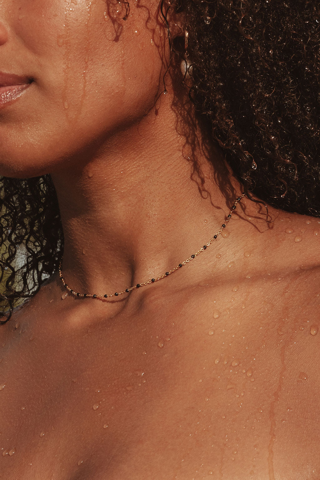 Kaz 14k Gold Filled Flat Cable Satellite Chain Necklace