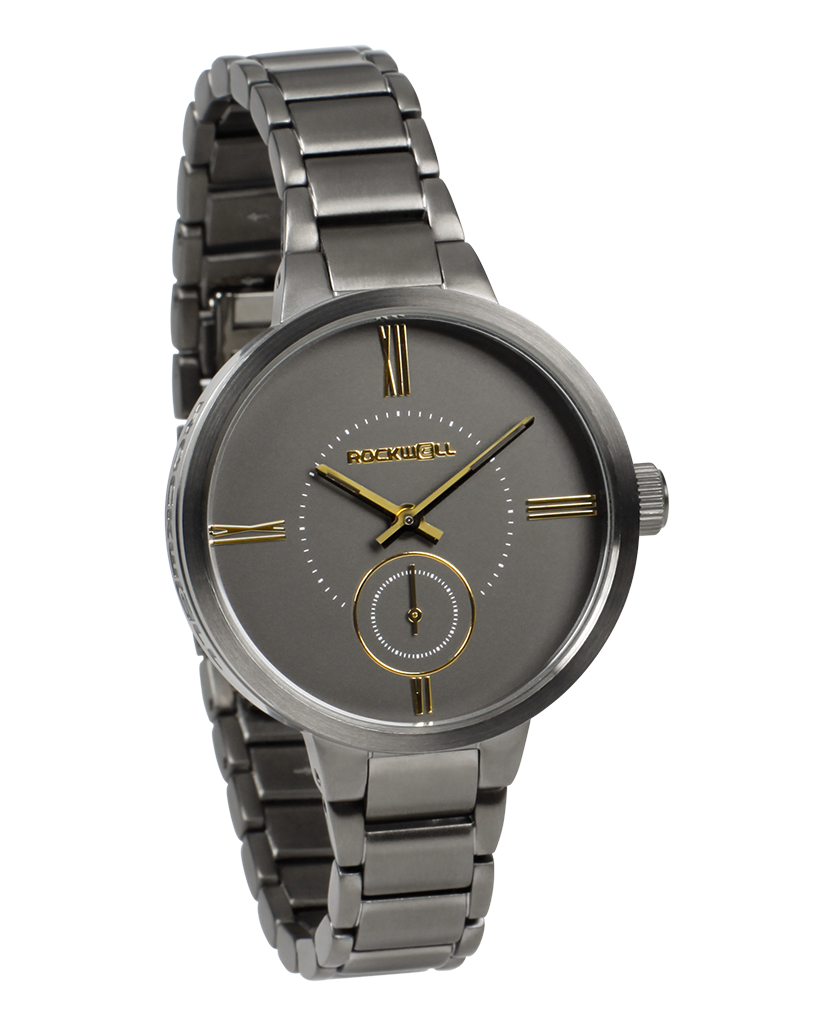 Kennedy (Gunmetal/Gold) Watch