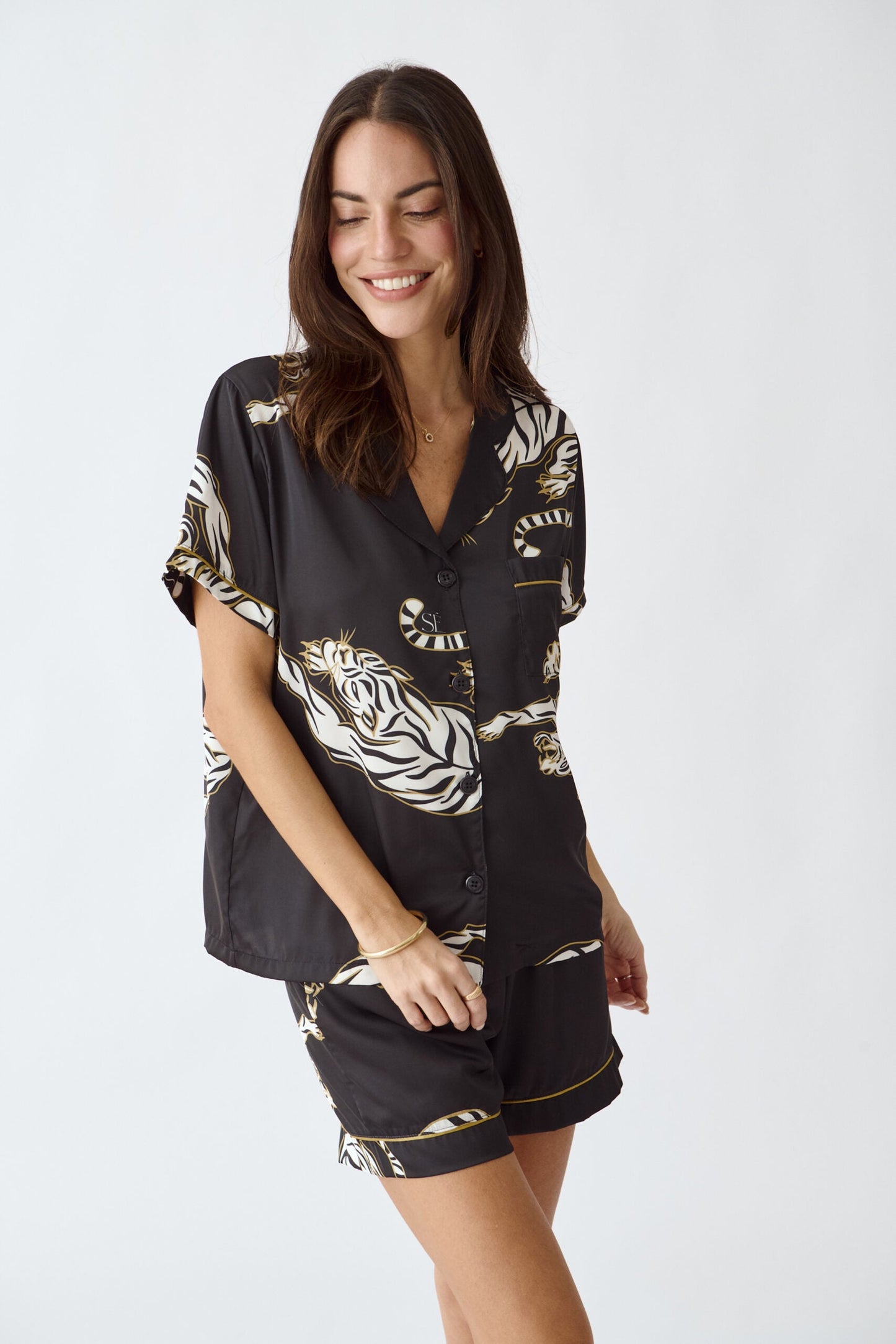 Washable Silk Kenya Short Pajama Set
