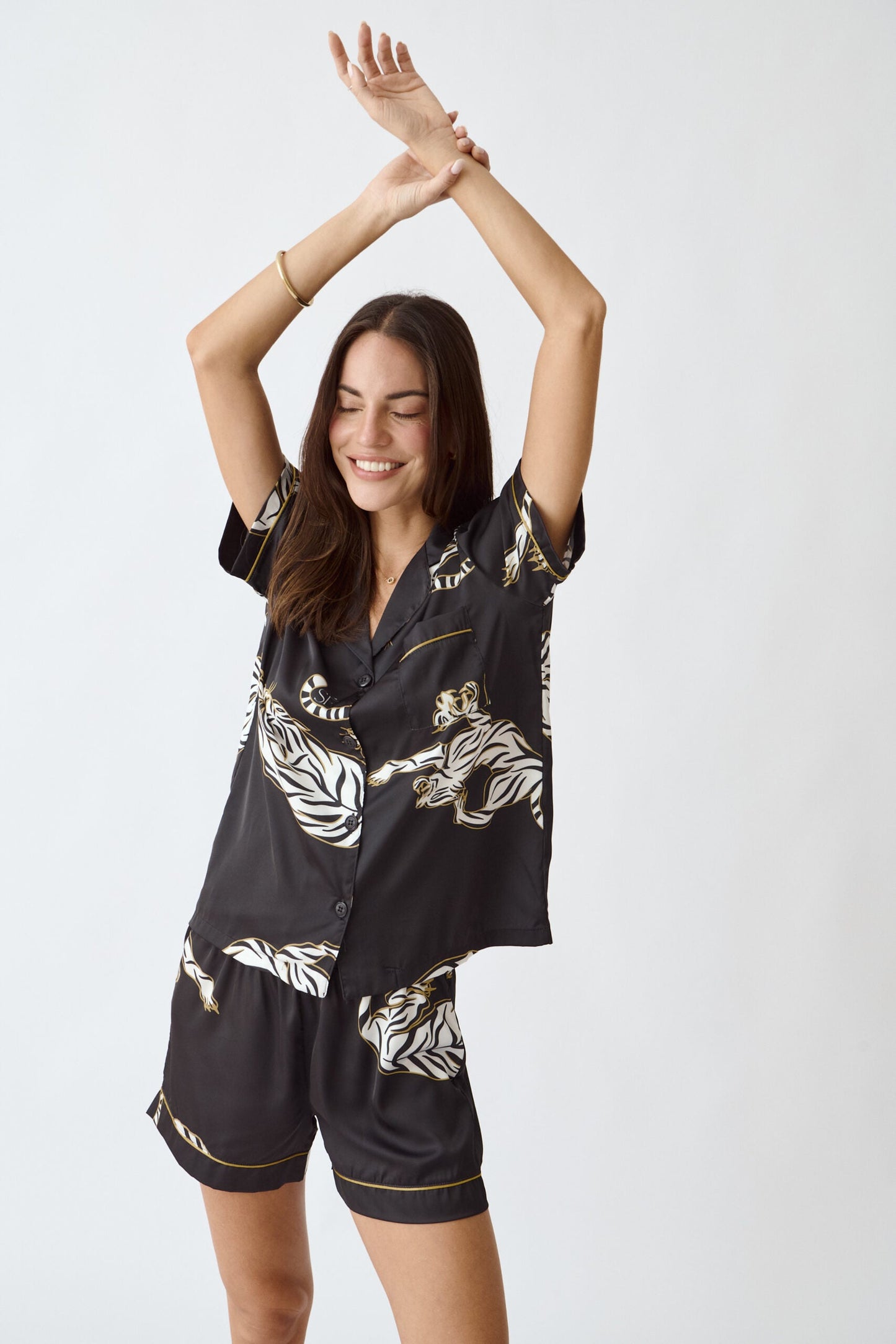 Washable Silk Kenya Short Pajama Set