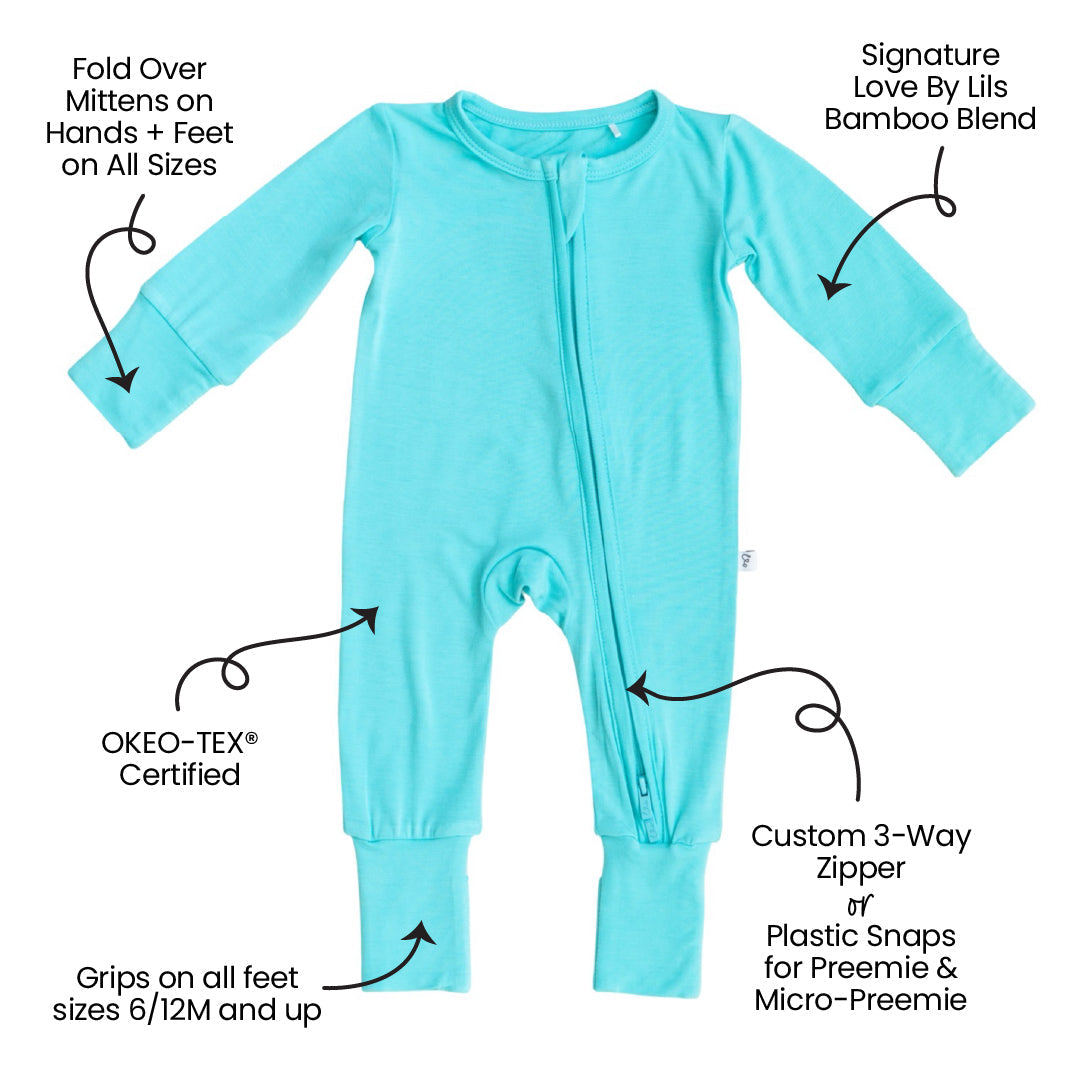 Bamboo Convertible Footie Soft One-Piece Laree + Co.