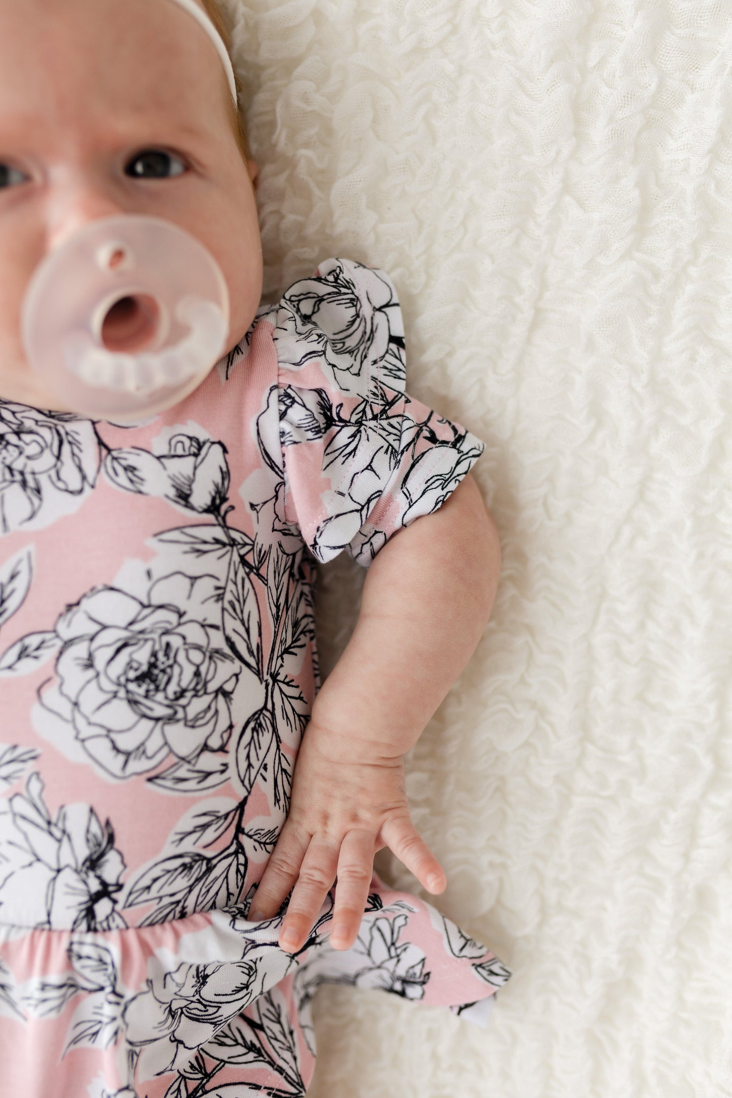 Floral Bamboo Skirted Bodysuit Long Sleeve Allie