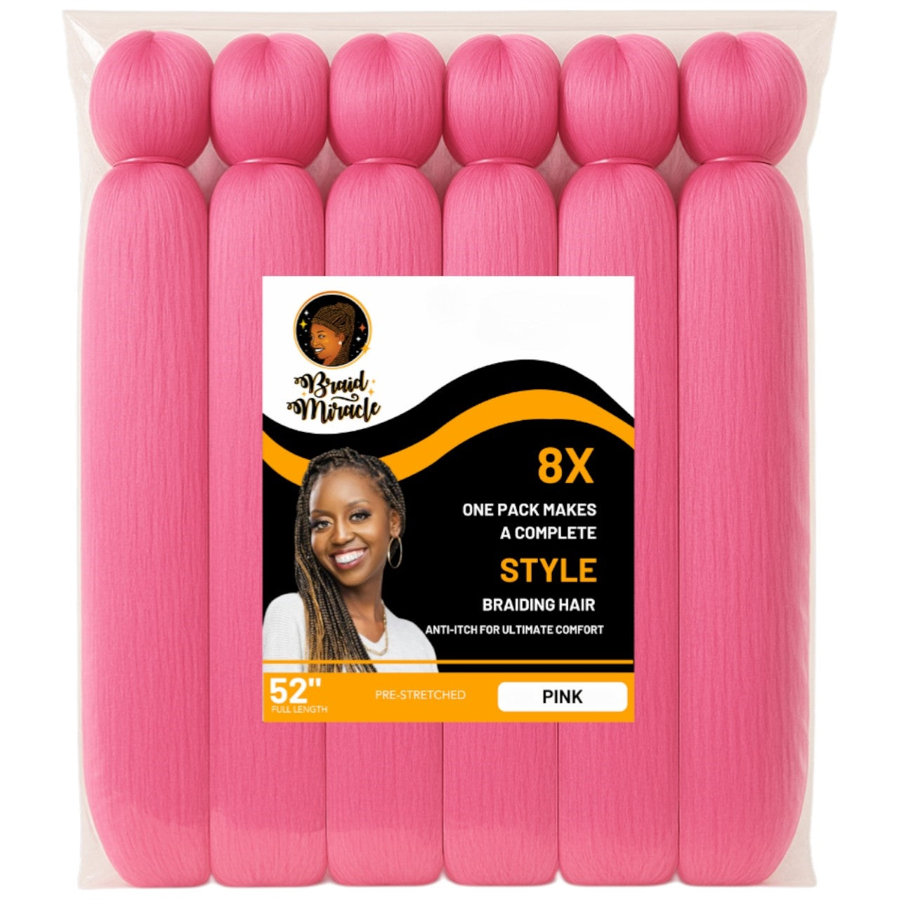 Pre-Stretched Braiding Hair Soft Synthetic Braiding Hair Braid Miracle