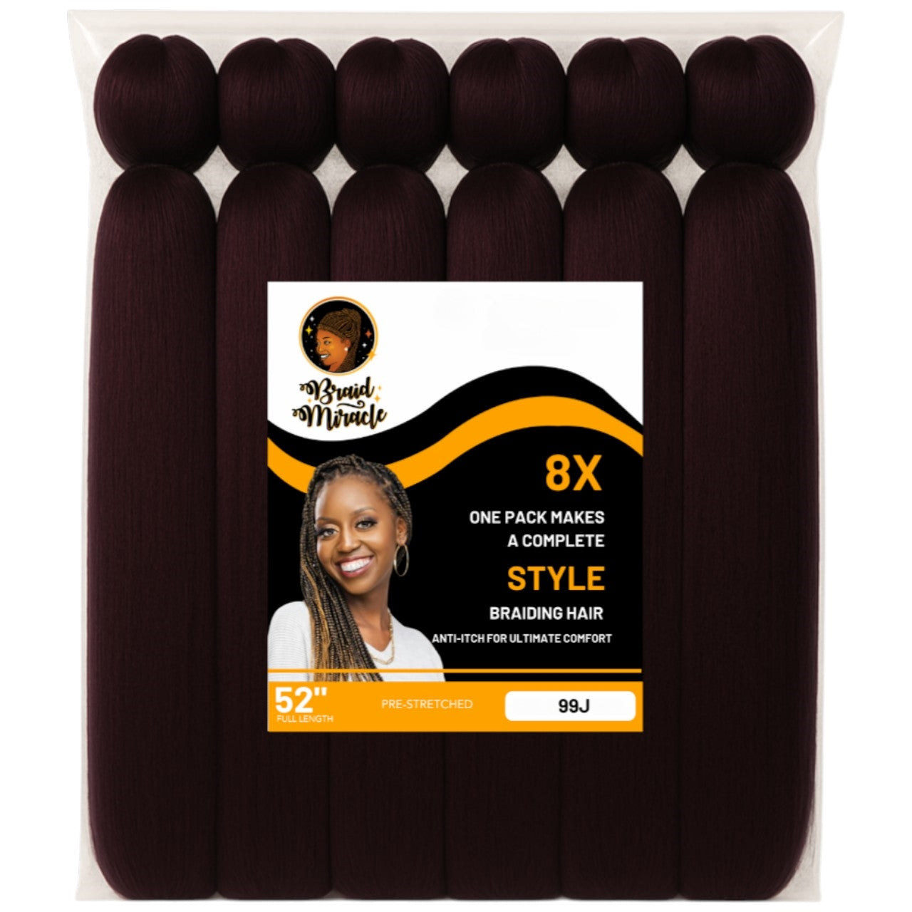 Pre-Stretched Braiding Hair Soft Synthetic Braiding Hair Braid Miracle