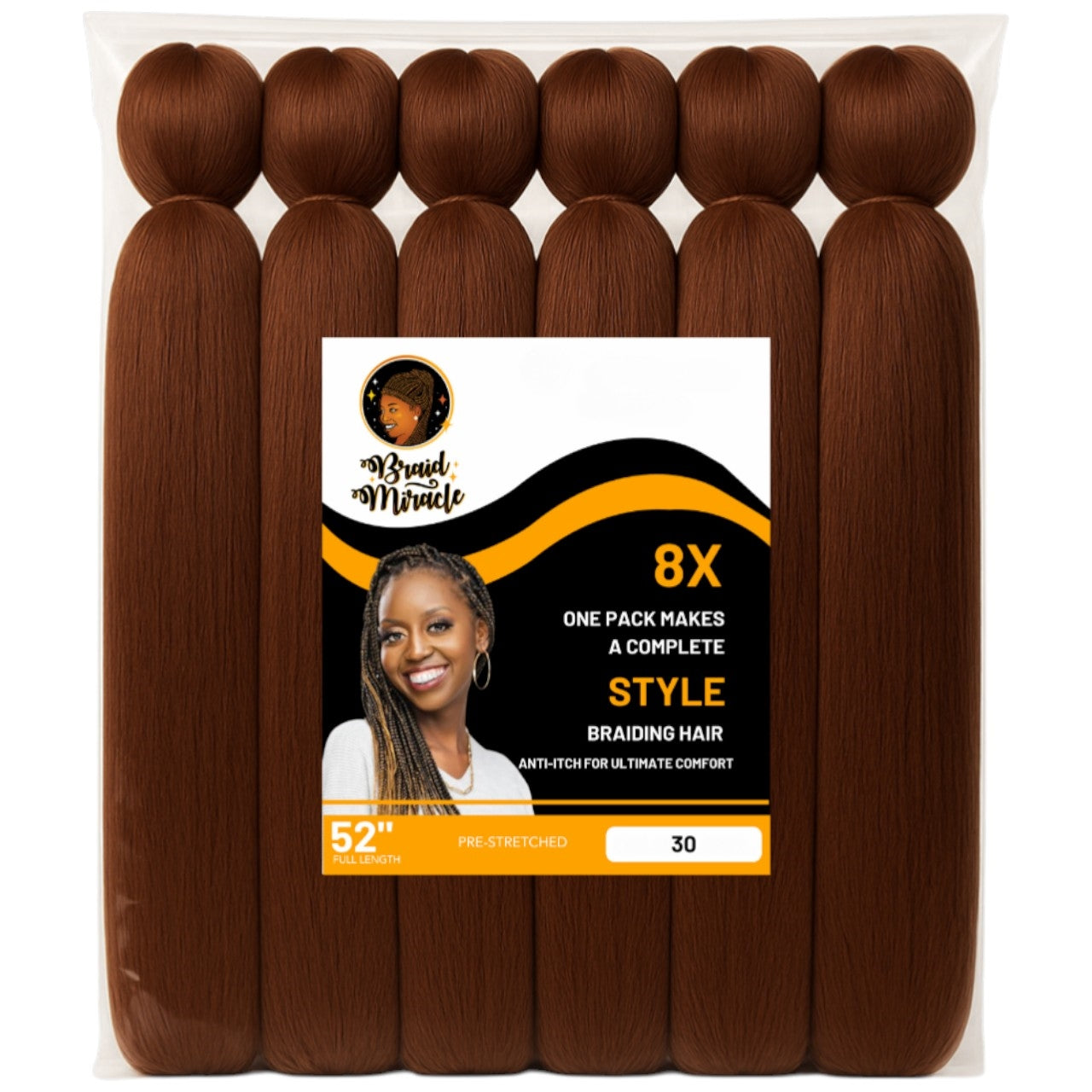 Pre-Stretched Braiding Hair Soft Synthetic Braiding Hair Braid Miracle