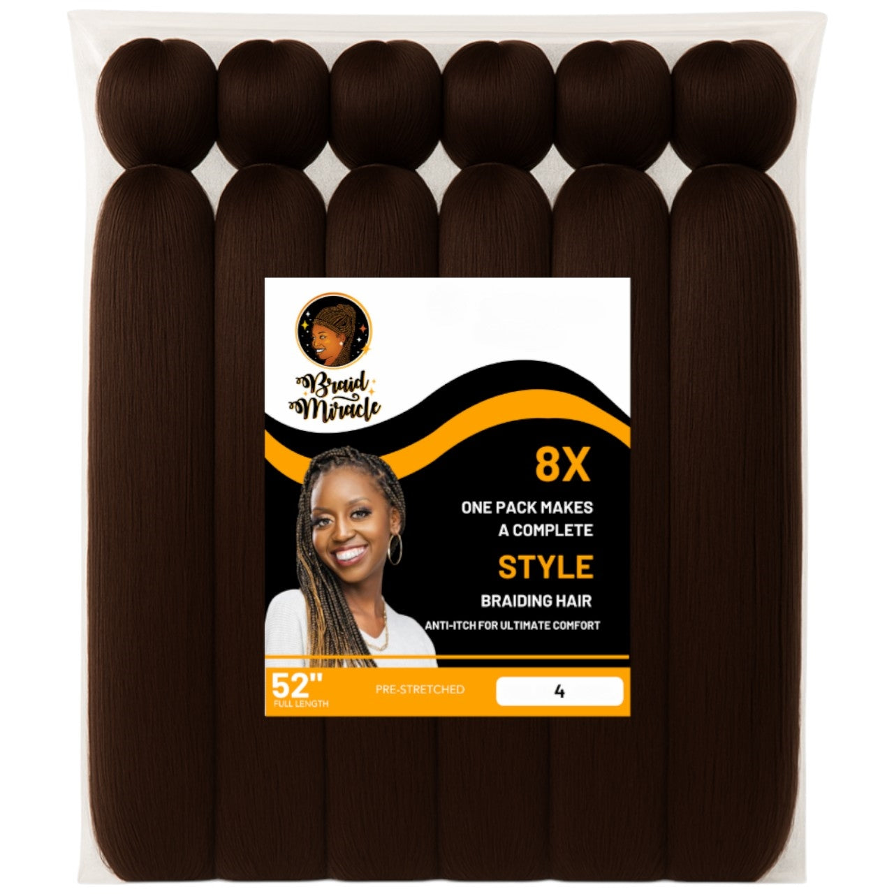 Pre-Stretched Braiding Hair Soft Synthetic Braiding Hair Braid Miracle