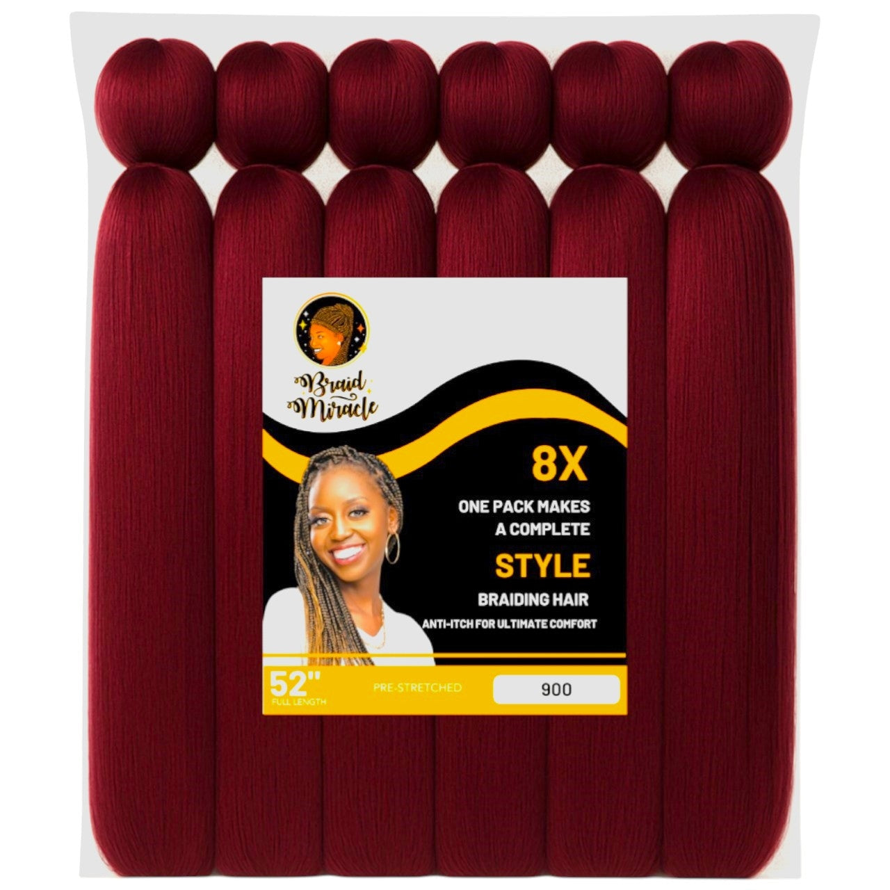 Pre-Stretched Braiding Hair Soft Synthetic Braiding Hair Braid Miracle