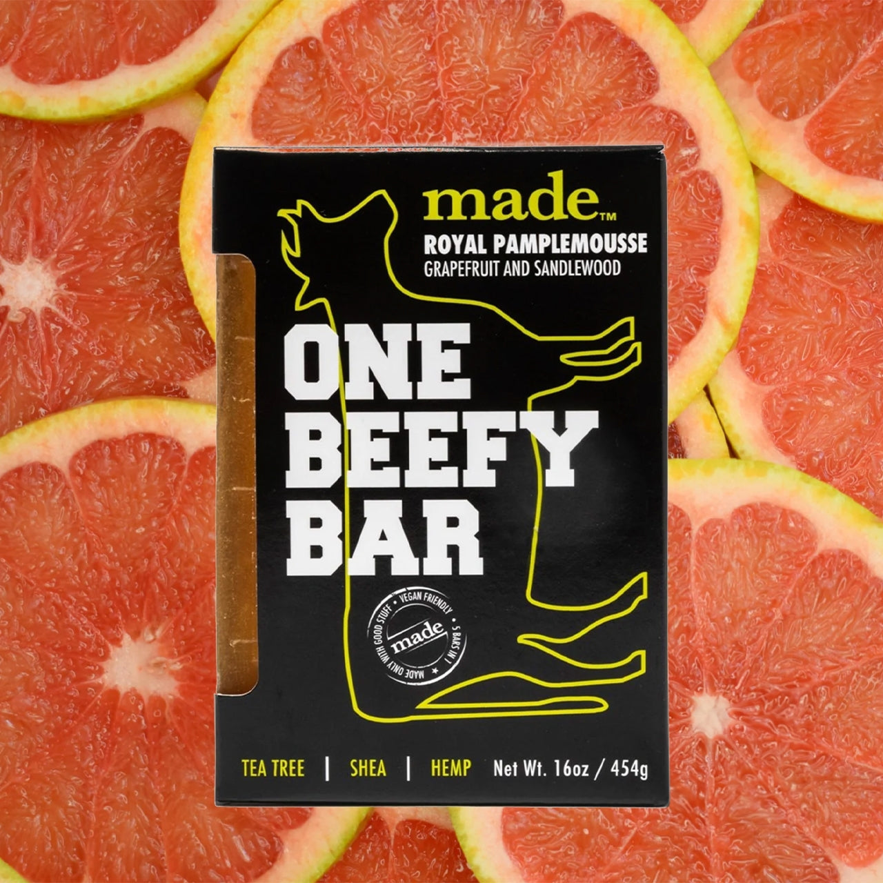 The Beefy Bar Royal Pamplemousse Bath Soap 16 Oz