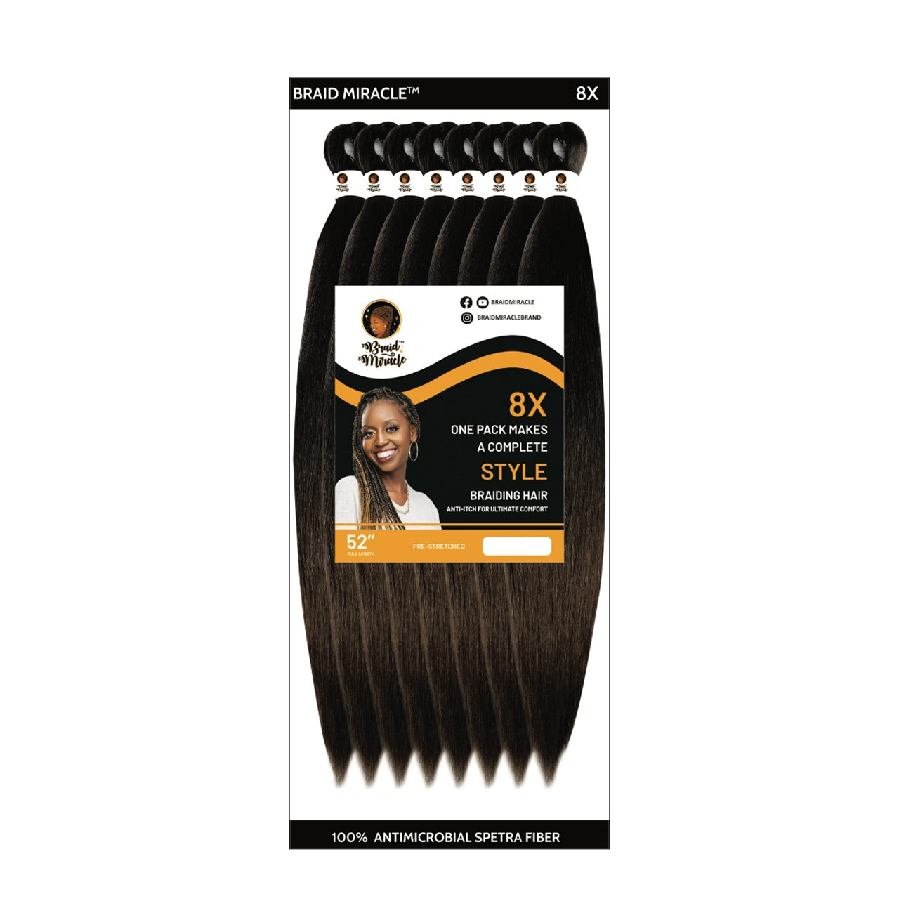 Pre-Stretched Braiding Hair Soft Synthetic Braiding Hair Braid Miracle