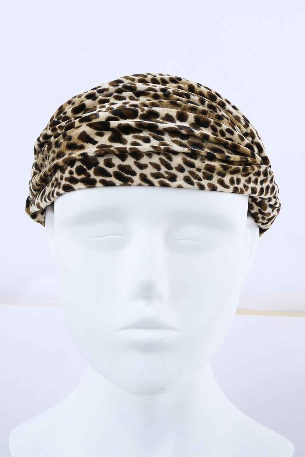 Leopard Print Boho Velvet Headband