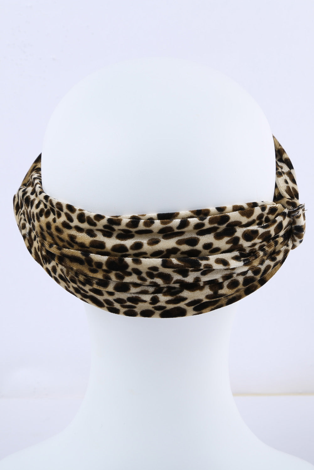 Leopard Print Boho Velvet Headband