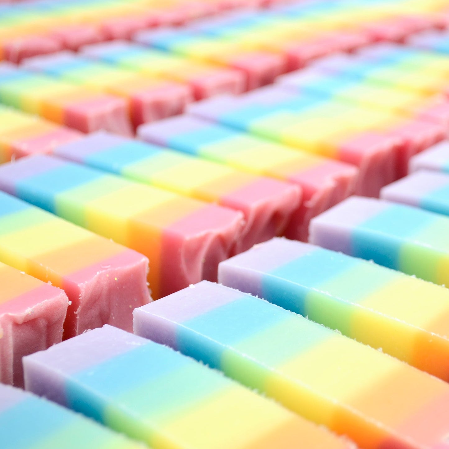 Sparkling Citrus Rainbow Handcrafted Soap LGBT+ Pride