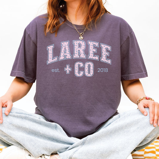 Lillian LC Pattern Tee Unisex T-Shirt Laree + Co.