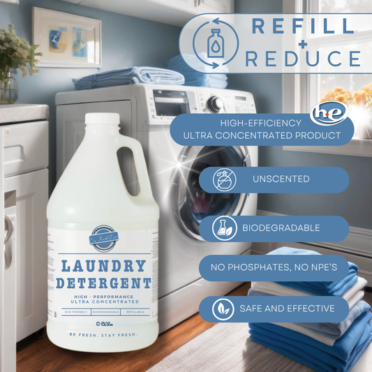 Unscented Concentrated Laundry Detergent Liquid EcoLuxe