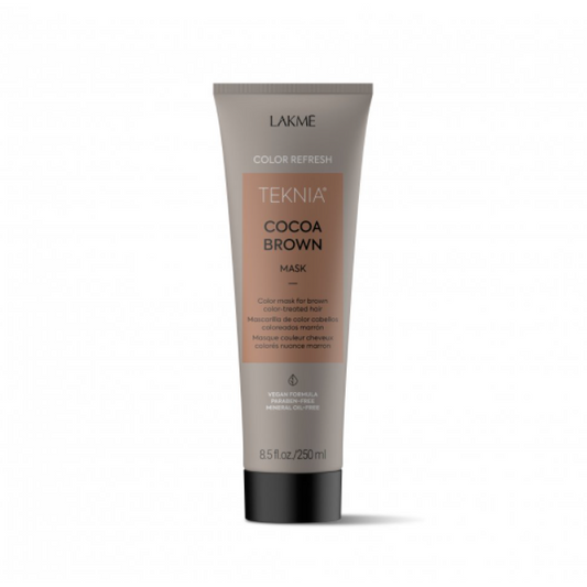 Cocoa Brown Refresh Treatment 8.4oz Hair Treatment Lakme Teknia