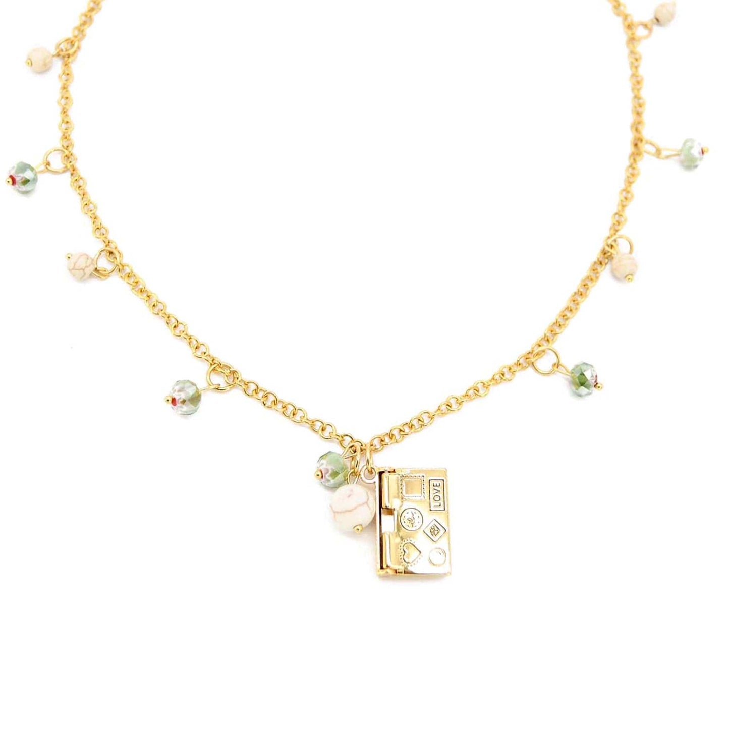 Love Letter 18k Gold Filled Pendant Necklace ADIBA