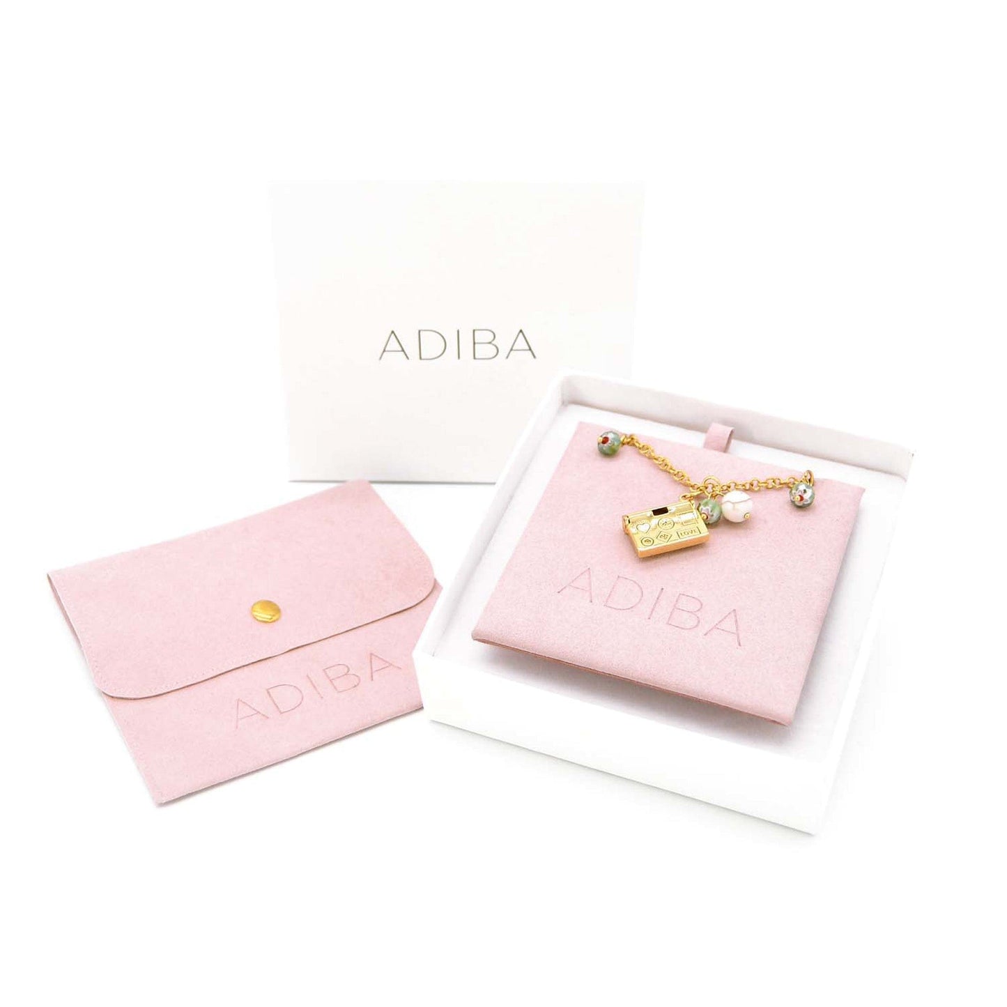 Love Letter 18k Gold Filled Pendant Necklace ADIBA