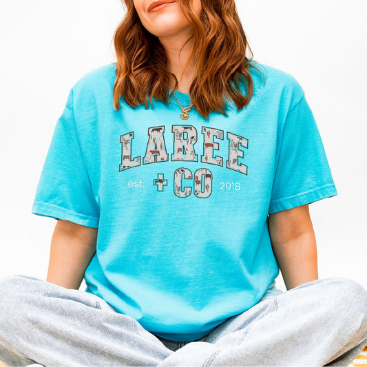 Luka LC Pattern Soft Cotton Tee Laree + Co.