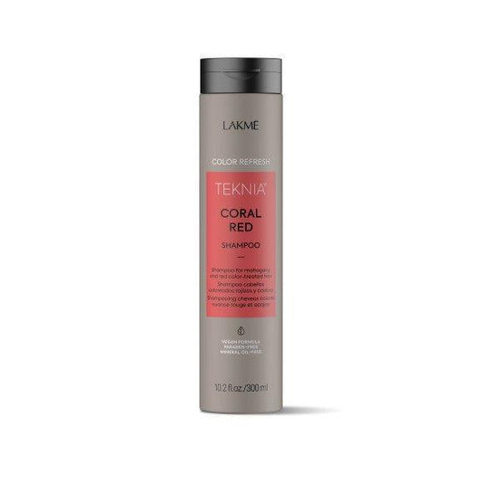 Coral Red Refresh Hydrating Shampoo 10.1oz Lakme Teknia